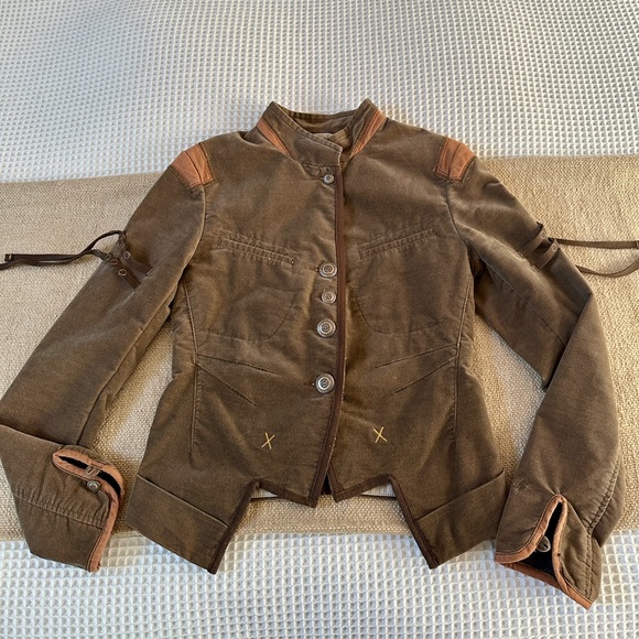 Marithe Francois Girbaud Jackets & Blazers - 2000s Marithé + François Girbaud Rouille Faded Light Samurai Jacket